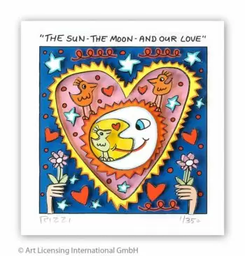 James Rizzi The sun the moon and our love