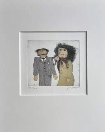 Janosch Mann und Frau mit Nerz