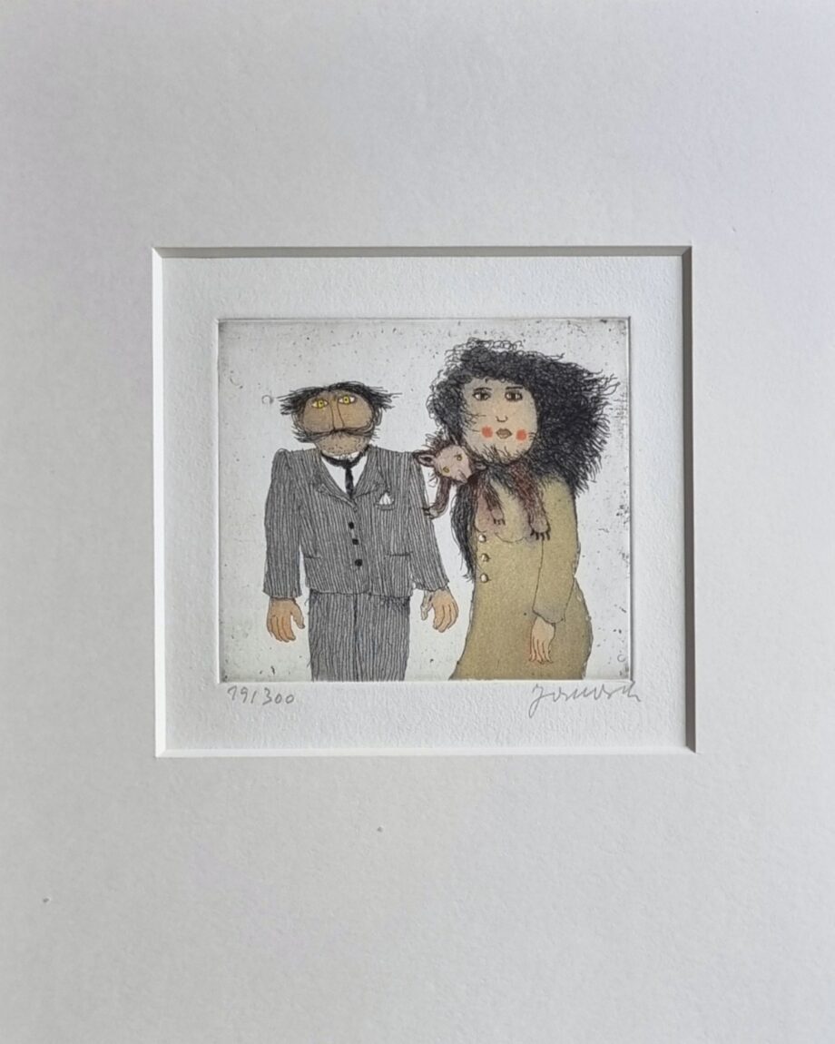 Janosch Mann und Frau mit Nerz