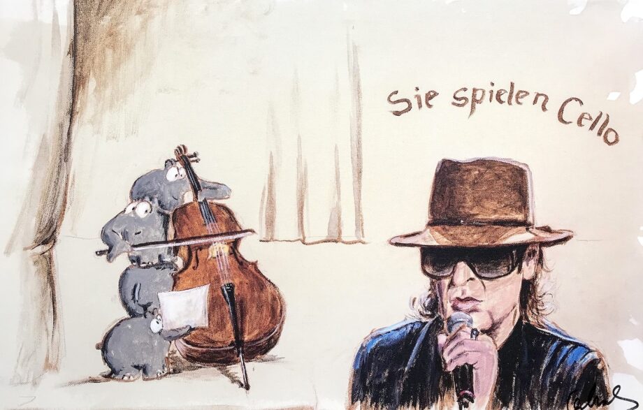 Otto Waalkes Sie spielen Cello 4