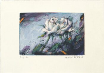 Peter Wever | Zwei Rosen (weiß)