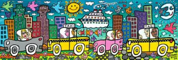 James Rizzi Lets go someplace fun