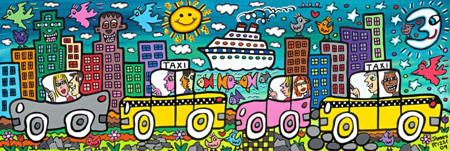 James Rizzi Lets go someplace fun
