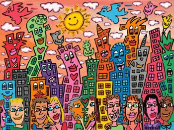 James Rizzi City of romance