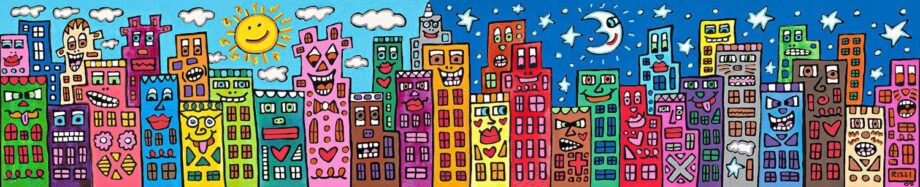 James Rizzi My city doesn't sleep but it will weep