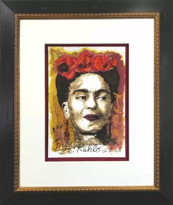 Thomas Jankowski Frida Kahlo gerahmt