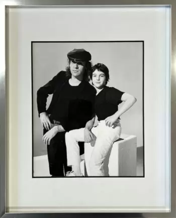 Originalfoto Udo Lindenberg und Pascal Miniprint