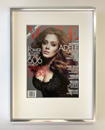 Vogue Titelblatt Adele gerahmt