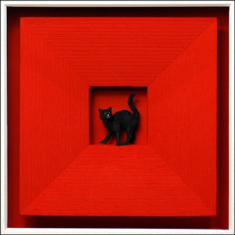 Volker Kühn Cat in Red
