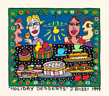 James Rizzi Holiday Desserts