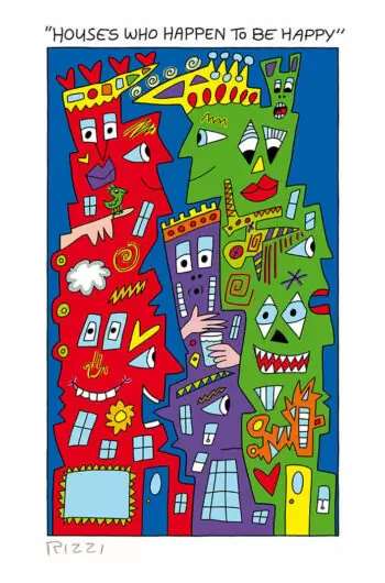 James Rizzi Houses who happen to be happy