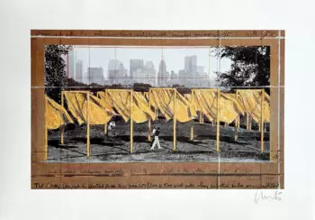 Christo The Gates II handsigniert