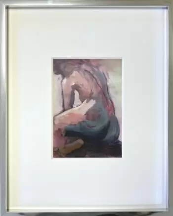 Lea Meinecke Bild Akt 10 - gerahmter Miniprint