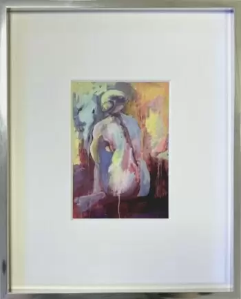 Lea Meinecke Bild Akt 11 - gerahmter Miniprint
