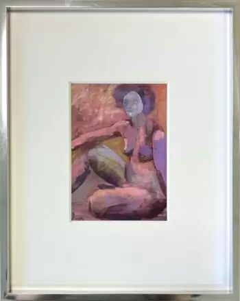 Lea Meinecke Bild Akt 6 -gerahmter Miniprint