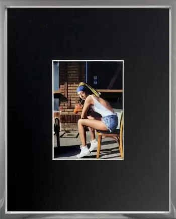 Street Art Girl with Pearl Earring Miniprint