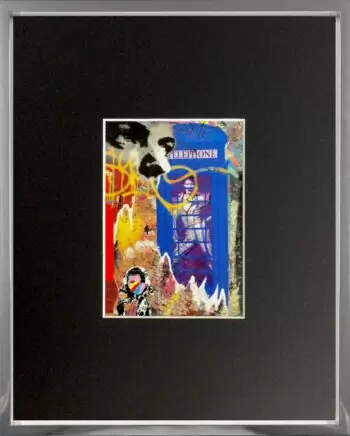 Street Art Phone Booth Miniprint