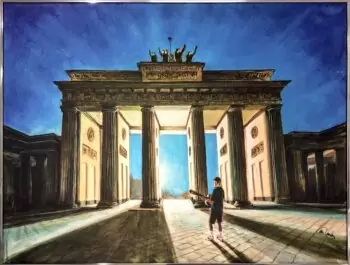 Otto Waalkes One morning in Berlin - gerahmt