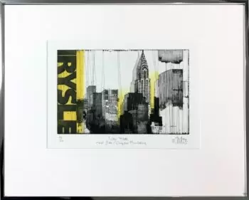 Stefan Becker New York East Side Chrysler Building - gerahmt