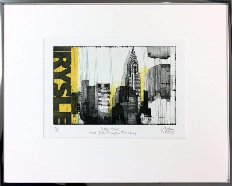 Stefan Becker New York East Side Chrysler Building - gerahmt