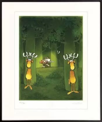 MORDILLO Hide and seek - gerahmt