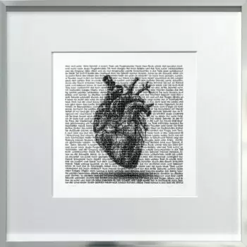 SAXA Herz und Liebe Mini-Grafik