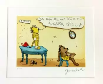 Janosch-Ich-liebe-dich-weil-du-so-ein-heißer-Ofen-bist-Galerie-Hunold.JPG