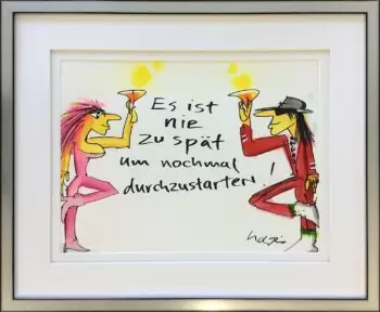 Udo Lindenberg Es ist nie zu spät um nochmal durchzustarten UNIKAT