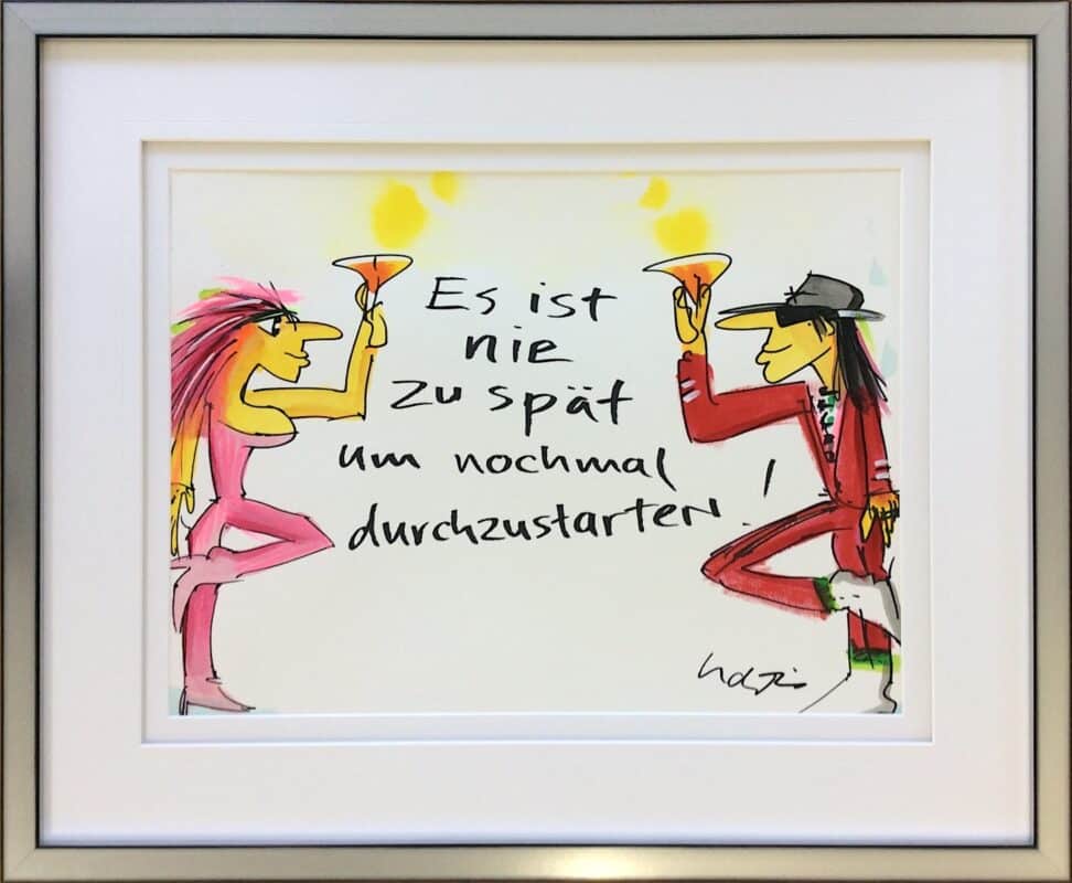Udo Lindenberg Es ist nie zu spät um nochmal durchzustarten UNIKAT