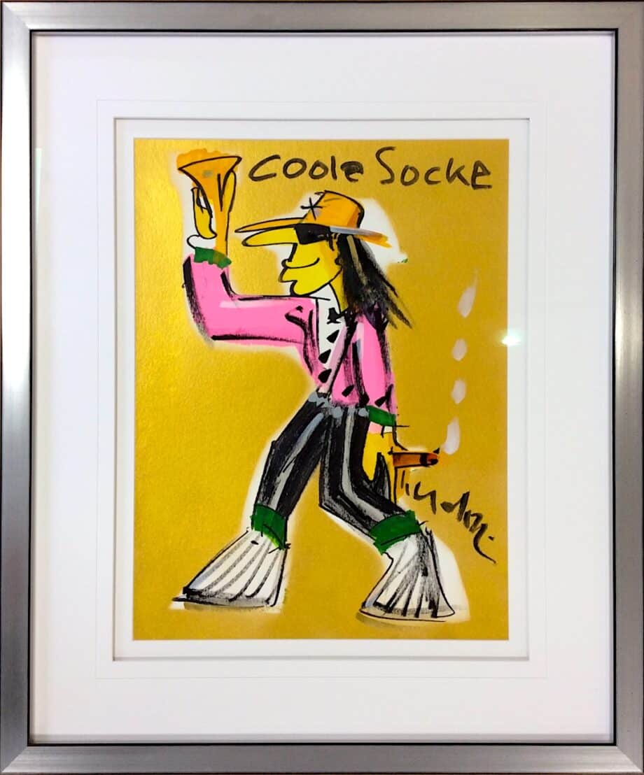 Udo Lindenberg Coole Socke UNIKAT - Galerie Hunold