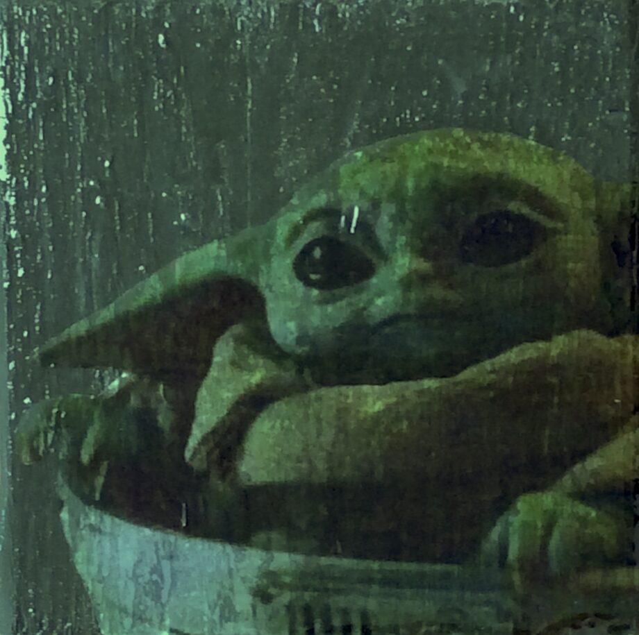 Jane Framer Kunstblock Grogu Baby Yoda