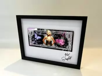 Skyyloft Marilyn Monroe Dollar gerahmt Galerie Hunold