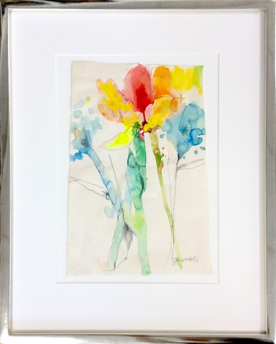 Janosch-Blumenstrauss-Unikat-gerahmt-Galerie-Hunold.jpg