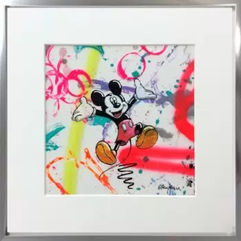 Andrea Ottanjann Hey Mickey Unikat gerahmt