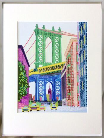 Sara B. Meet me in Dumbo Kunstdruck