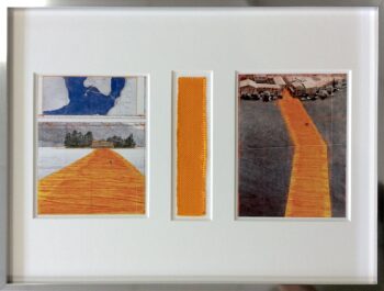 Christo The Floating Piers Collage 2 gerahmt 