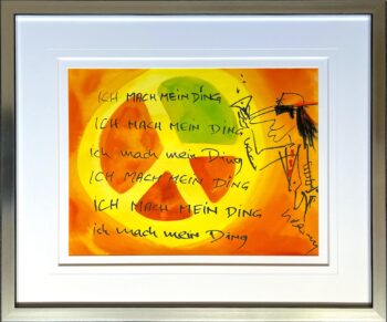 Udo Lindenberg Ich mach mein Ding Peace UNIKAT