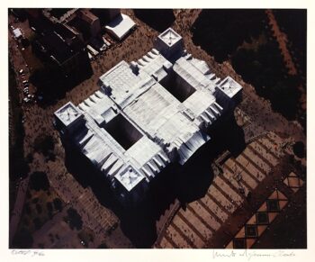Christo Verhüllter Reichstag Luftbild des Daches Portfolio II