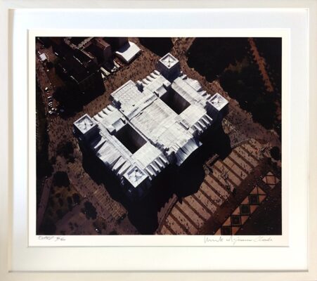 Christo Verhüllter Reichstag Luftbild des Daches Portfolio II 