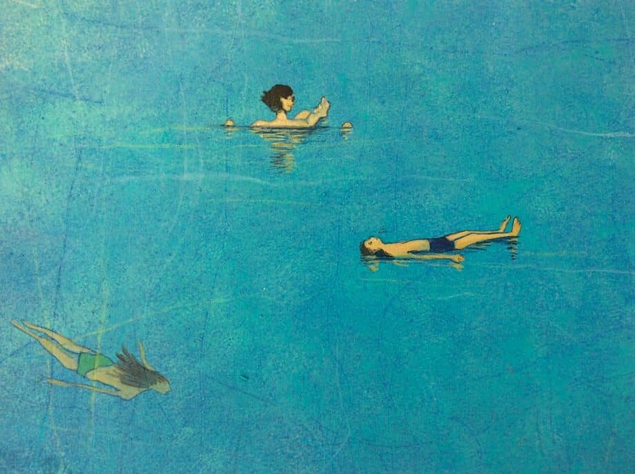 Antje Wichtrey  im Gleichgewicht (Schwimmer) Unikat