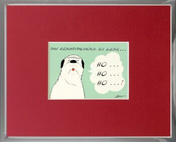 Loriot Das Geburtstagskind es lebe hohoho Miniprint 