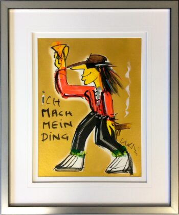 Udo-Lindenberg-Ich-mach-mein-Ding-Unikat-gold-rot-Galerie-Hunold.jpg