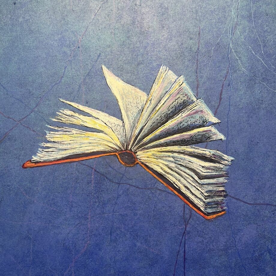 Antje Wichtrey fliegendes Buch Unikat