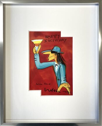 Udo Lindenberg Happy Birthday Keine Panik (rot)