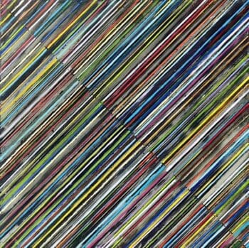 Petra Rös-Nickel diagonal Stripes III
